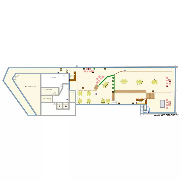 Plan Cam&eacute;ra Rooftop actuel. Plan de 