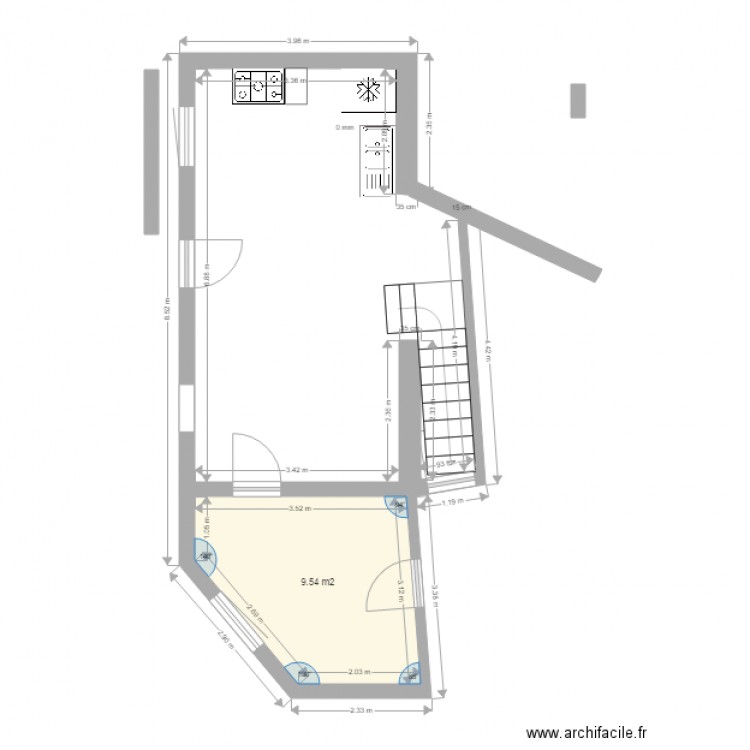 mise en place cuisine2. Plan de 0 pièce et 0 m2