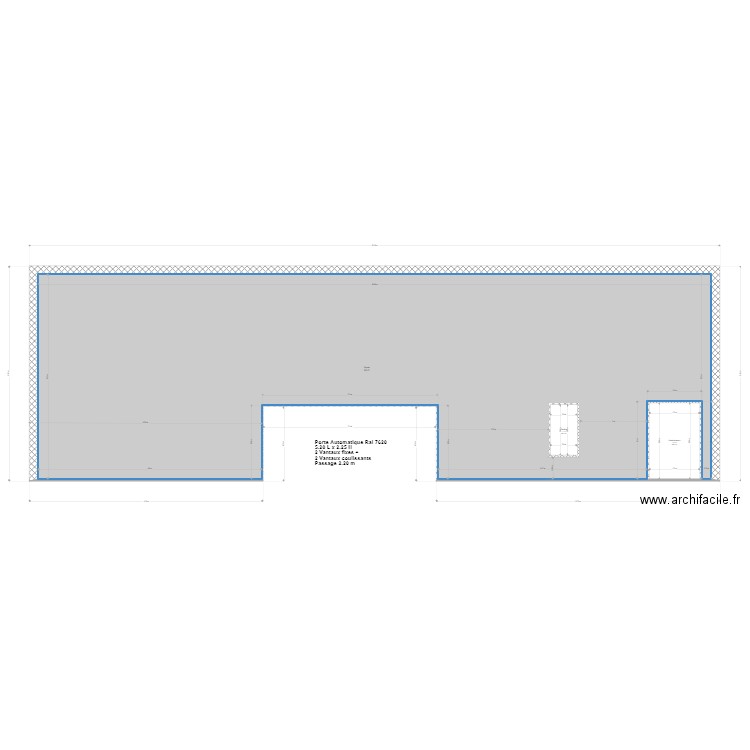 plan de coupe 2. Plan de 0 pièce et 0 m2