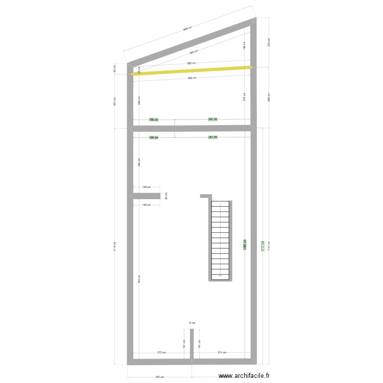 Ecluse 2/4 1er. Plan de 3 pièces et 81 m2