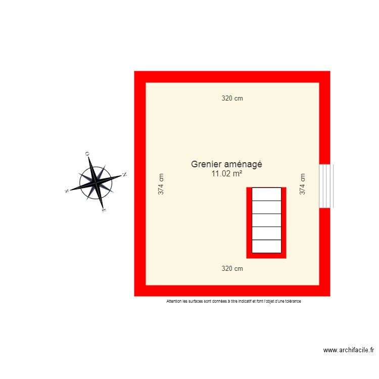 BI 6348 3ème Etage côté. Plan de 0 pièce et 0 m2