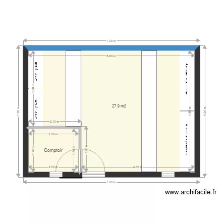 MARKLE Cosmetiques et Bazins v3. Plan de 0 pièce et 0 m2