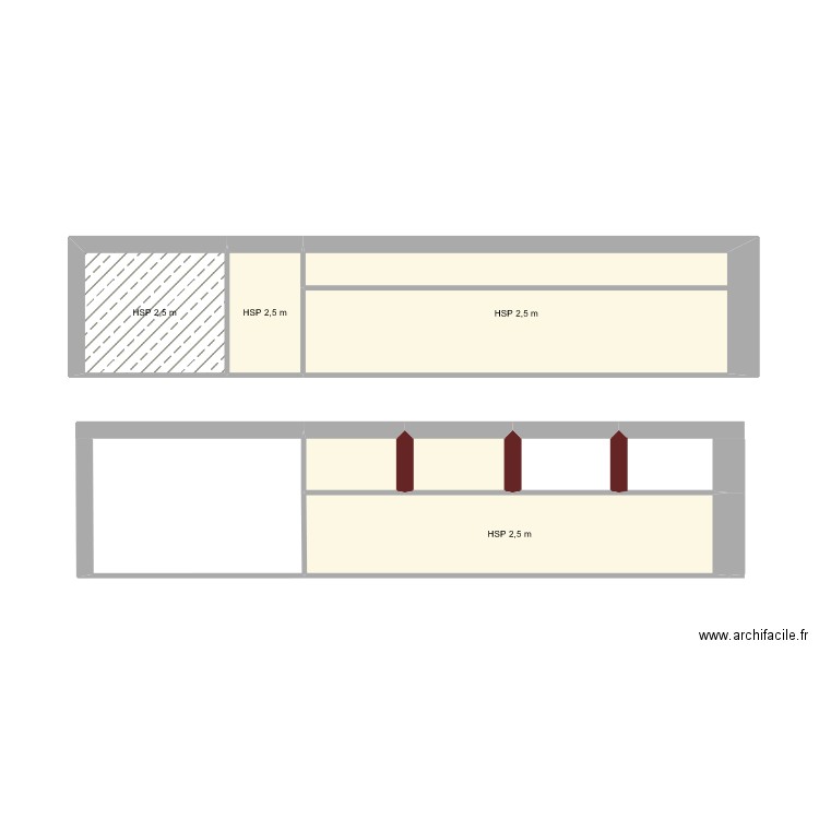 façade extension calade. Plan de 0 pièce et 0 m2
