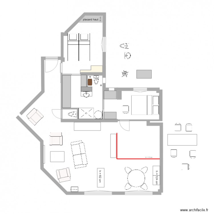 Appartement Ledru Rollin Revolution 1. Plan de 0 pièce et 0 m2