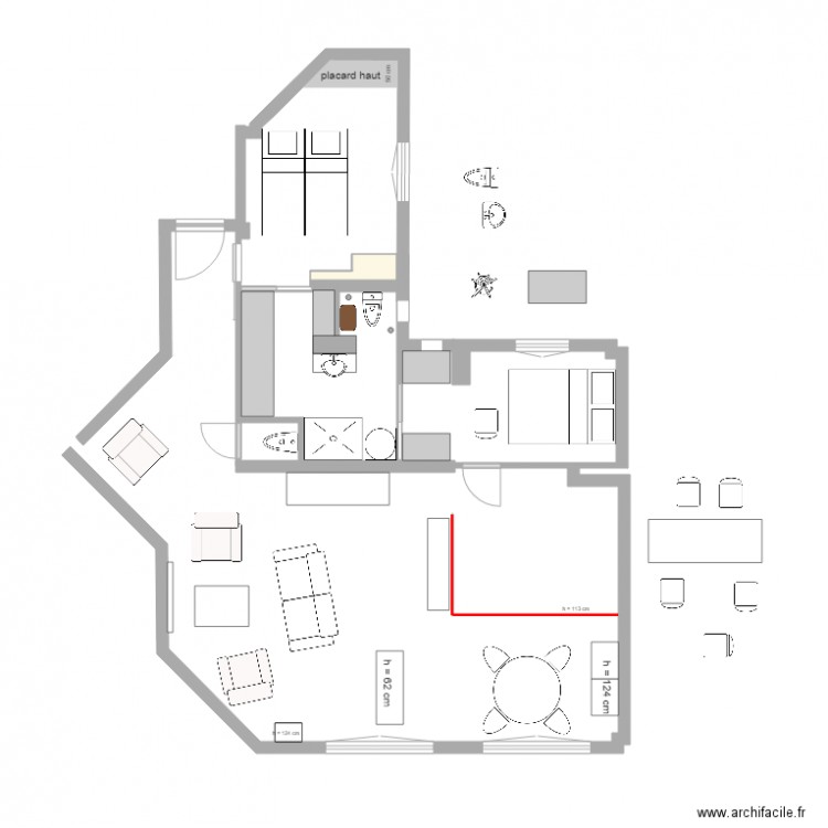 Appartement Ledru Rollin Revolution 1. Plan de 0 pièce et 0 m2