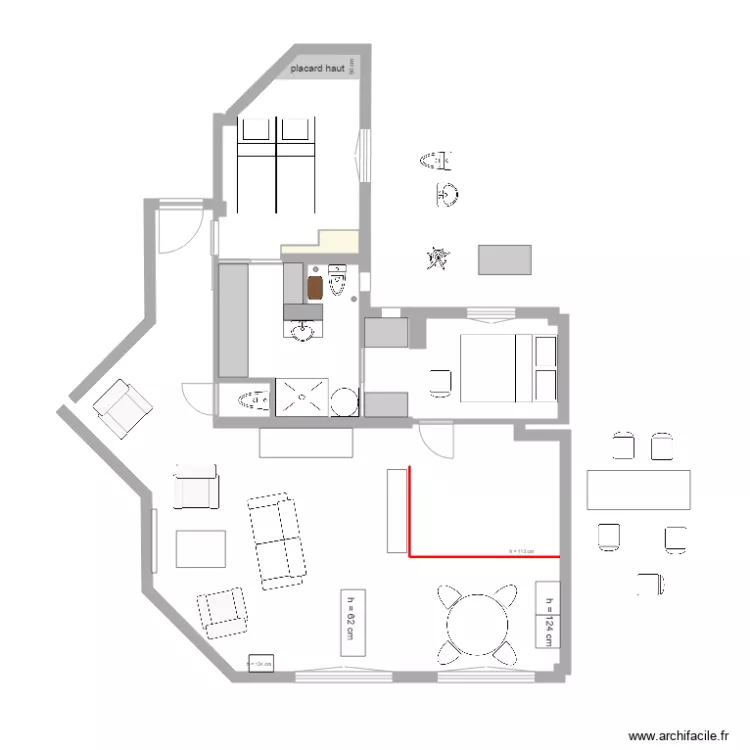 Appartement Ledru Rollin Revolution 1. Plan de Appartement Ledru Rollin Revolution 1. Plan de