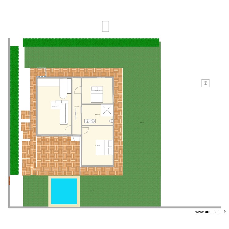 MAISON JEFF ET PERLE V3. Plan de 0 pièce et 0 m2