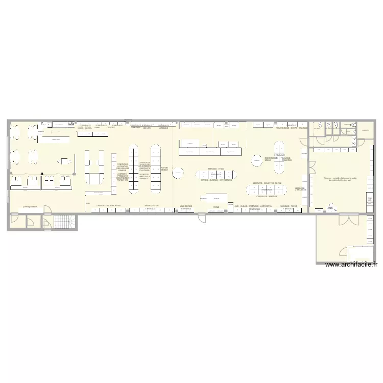 PLAN RAYONNAGE. Plan de PLAN RAYONNAGE. Plan de