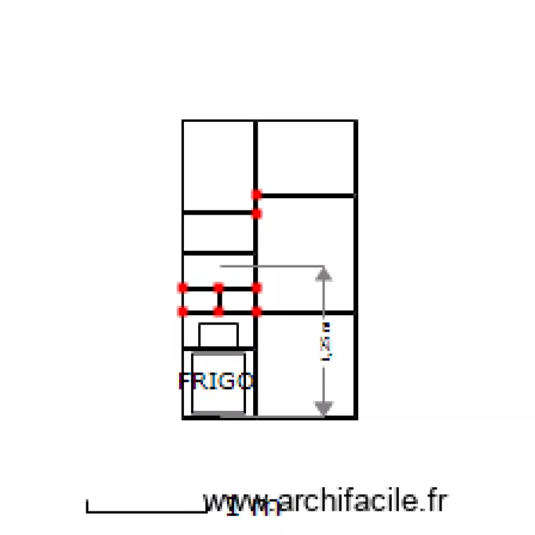 PLACARD CHAMBRE. Plan de 