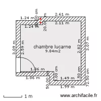 chambre lucarne