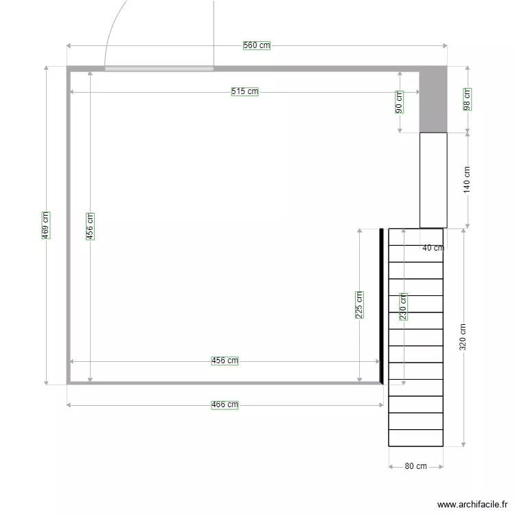Agon terrasse 1. Plan de 