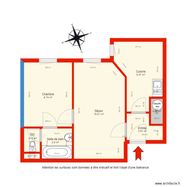 BI 6006 côté. Plan de 0 pièce et 0 m2