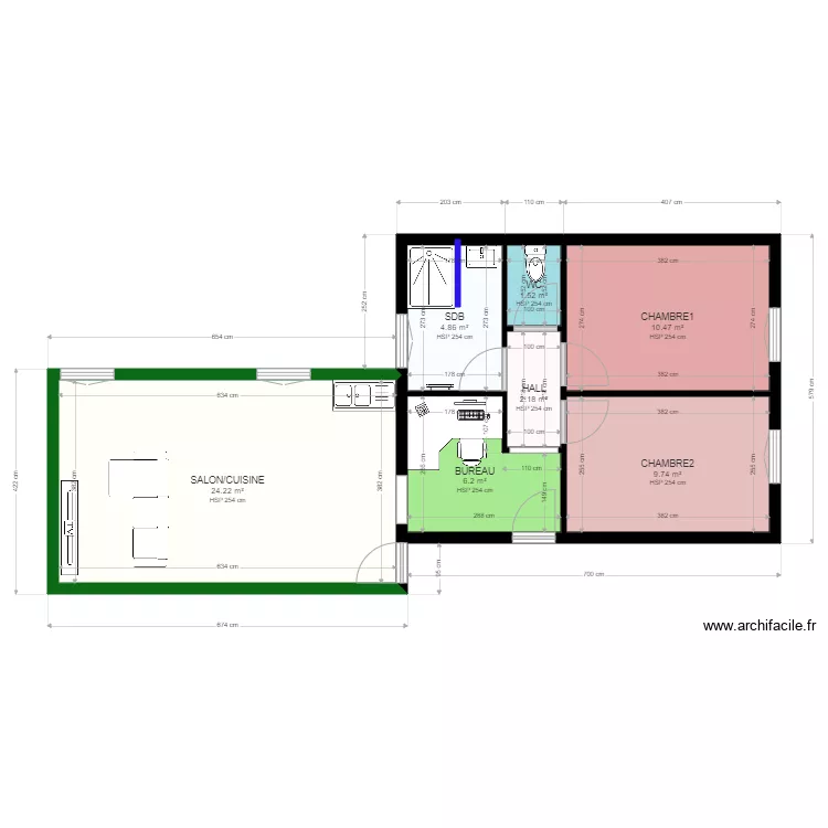 T3 RDJ SAVIGNY. Plan de 