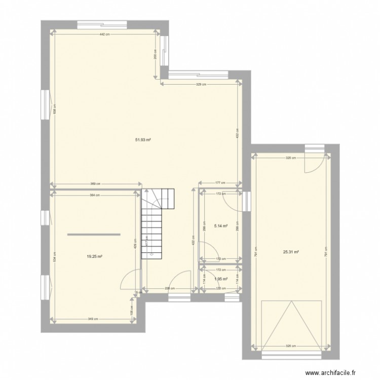 grotto. Plan de 0 pièce et 0 m2