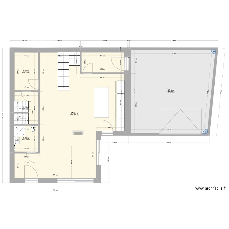 Stattmaten. Plan de 0 pièce et 0 m2