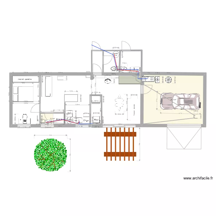 studio maclas 3. Plan de 