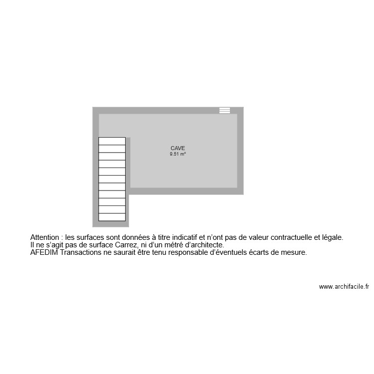 BI 6476 CAVE. Plan de 0 pièce et 0 m2