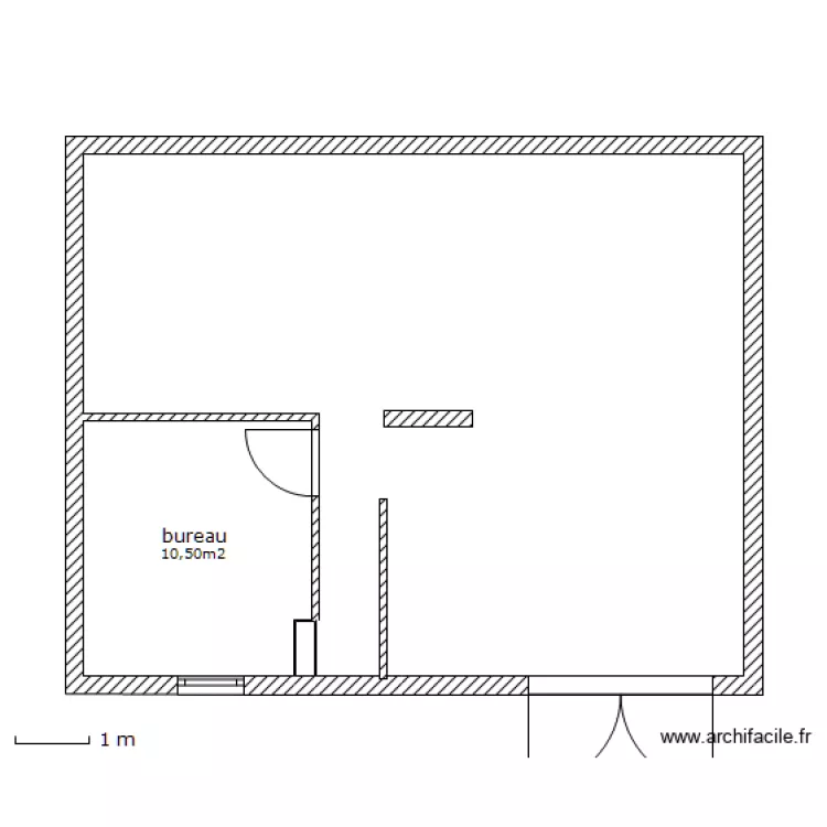 rez de chaussée existant. Plan de rez de chaussée existant. Plan de