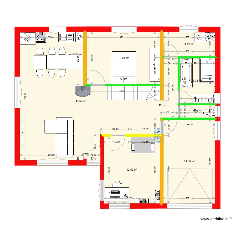 caumont 32 rte test. Plan de 0 pièce et 0 m2