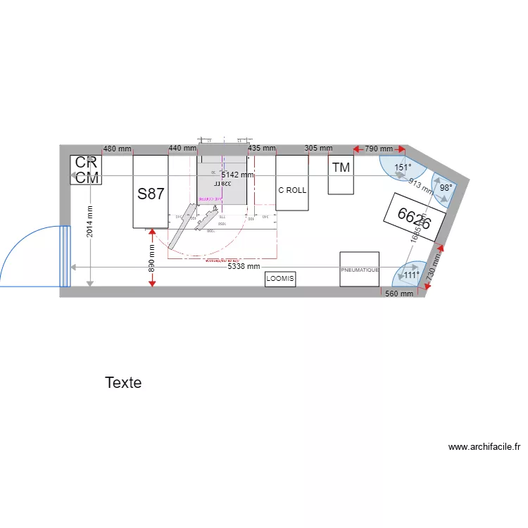 plan de masse existant MARSEILLE CASTELLANE 328EF. Plan de 