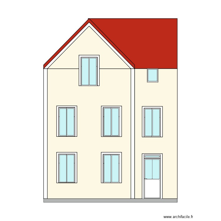 Facade3bis. Plan de 0 pièce et 0 m2