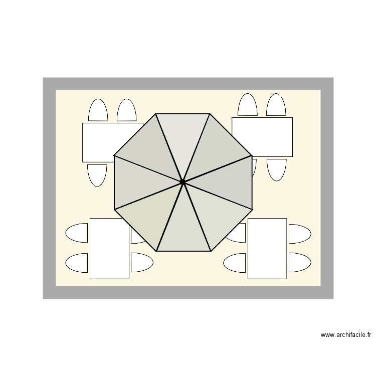 Extension terrasse. Plan de 0 pièce et 0 m2