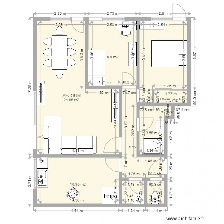 Plan. Plan de 0 pièce et 0 m2