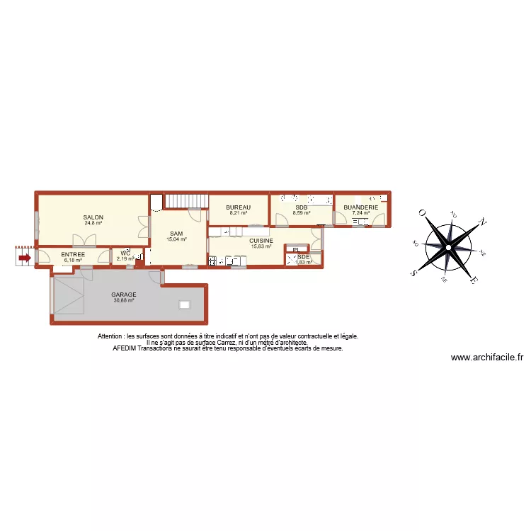 BI 9682 RDC. Plan de BI 9682 RDC. Plan de