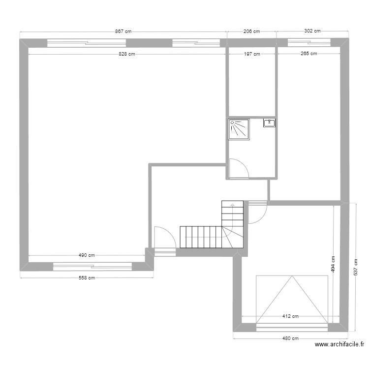 breviaire. Plan de 44 pièces et 695 m2