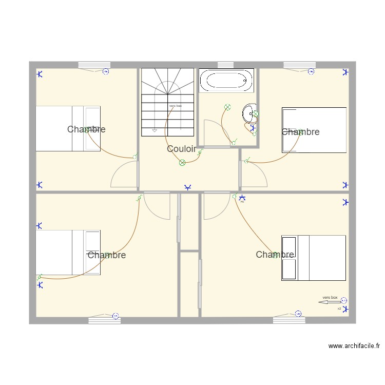 AKASAR étage. Plan de 0 pièce et 0 m2