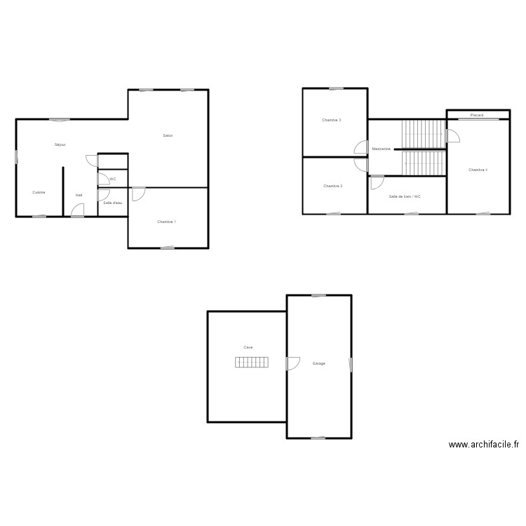 client inconnue. Plan de 0 pièce et 0 m2