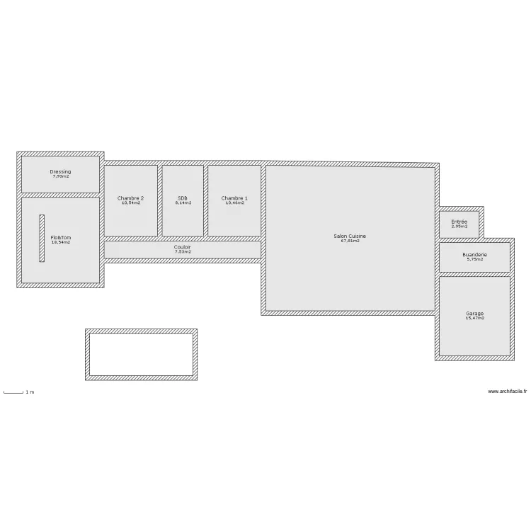 Plan maison FloTom. Plan de Plan maison FloTom. Plan de