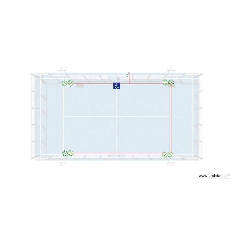 PLAN PADEL. Plan de 0 pièce et 0 m2