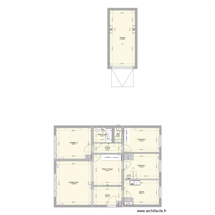 Appartement Lot 122. Plan de 