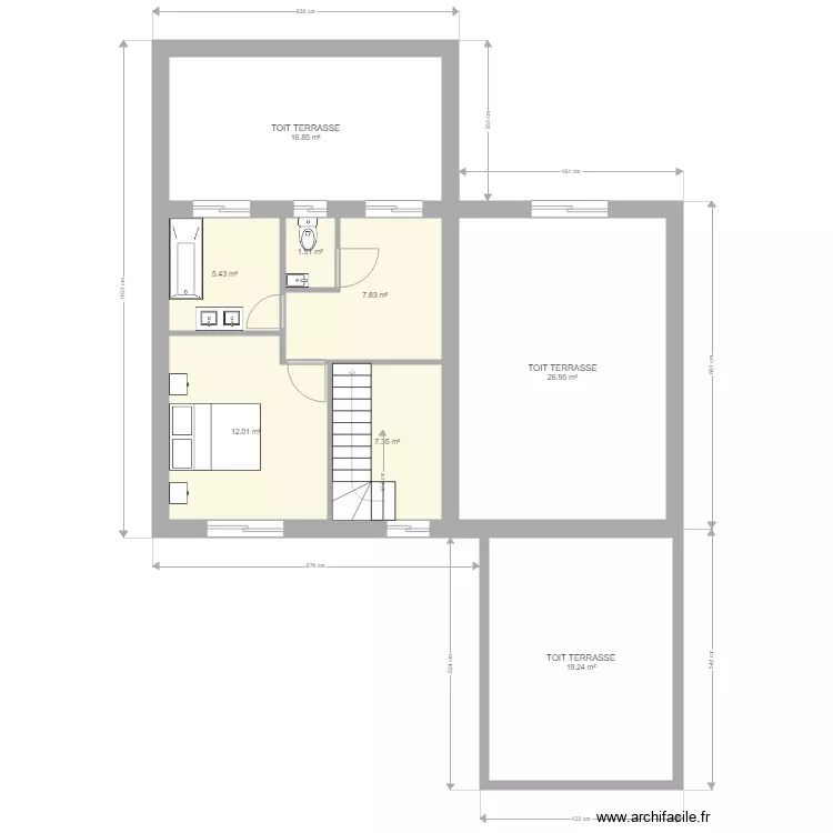 LAST CHANCE 2 ETAGE BIS. Plan de 