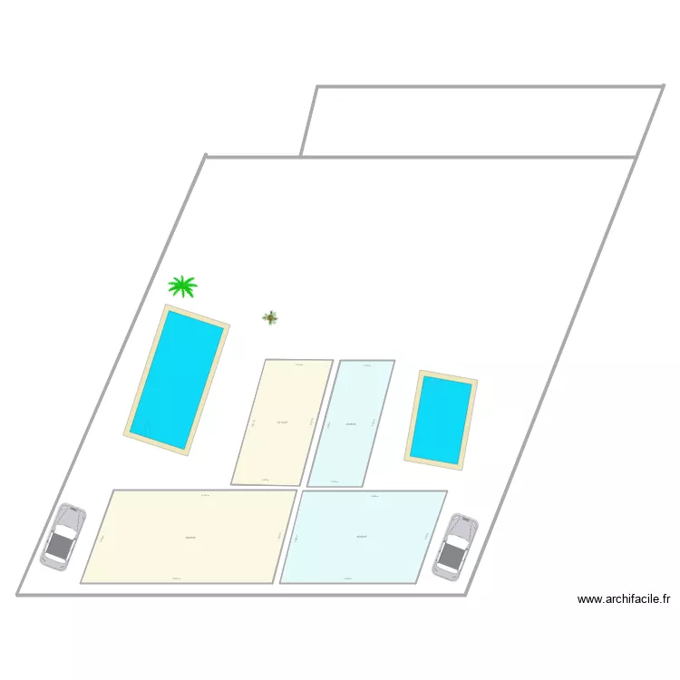 terrain caillette. Plan de terrain caillette. Plan de