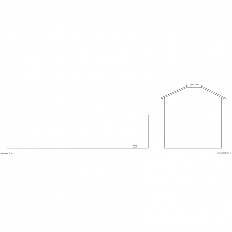 DP4 PLAN DES FACADES ET DES TOITURES. Plan de 0 pièce et 0 m2