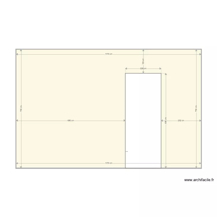 wall 18 opening X 3. Plan de 