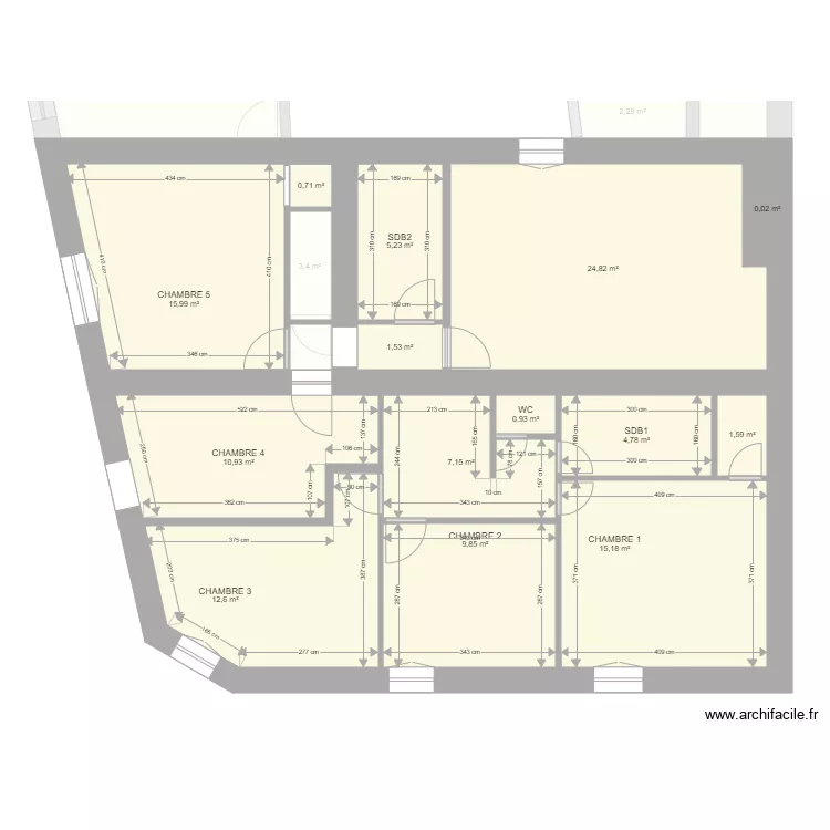 4RDP ETAGES V2. Plan de 4RDP ETAGES V2. Plan de