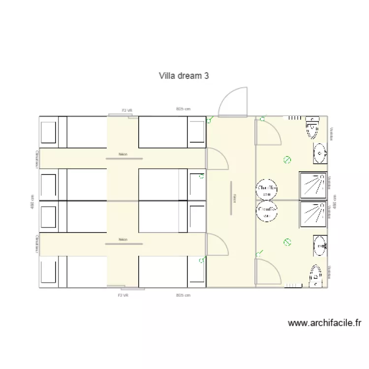 VILLA DREAM 3. Plan de 