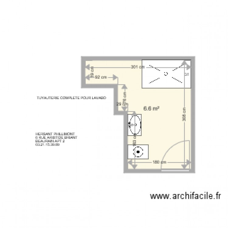 HERSANT PHILLIMONT - Plan dessiné par harmo59000