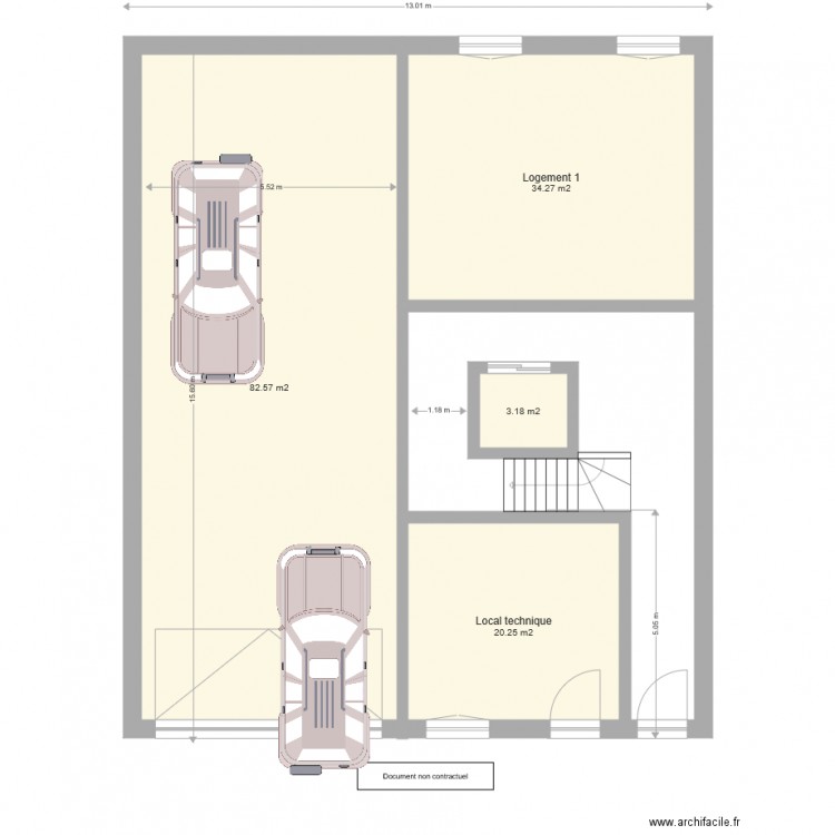 RDC 3678 A. Plan de 0 pièce et 0 m2