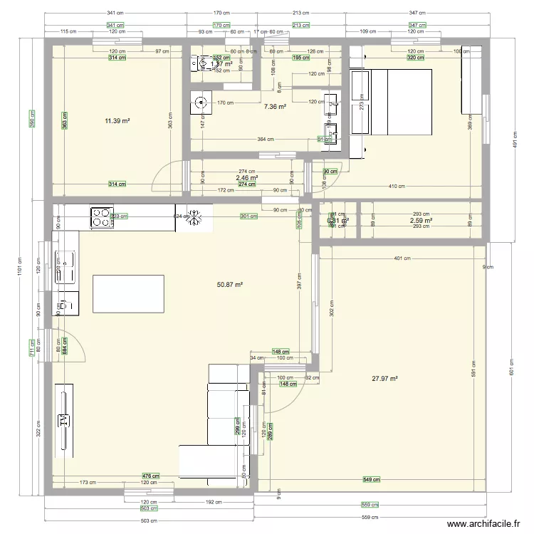 Maison Monrepos4. Plan de 
