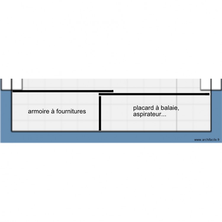 kitchenette. Plan de 0 pièce et 0 m2