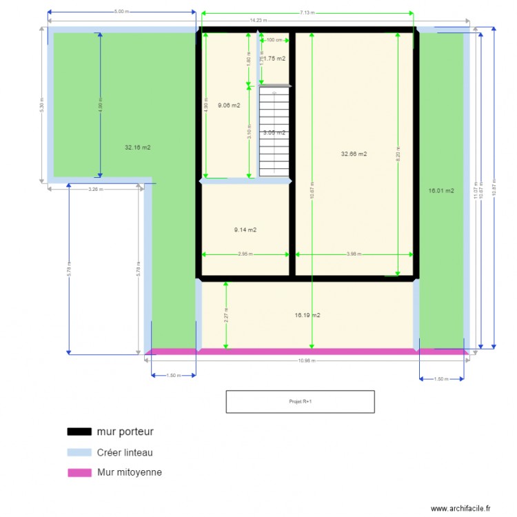 P E. Plan de 0 pièce et 0 m2