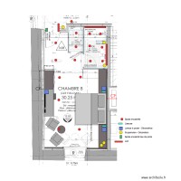 Chambre 8 Plan éclairage