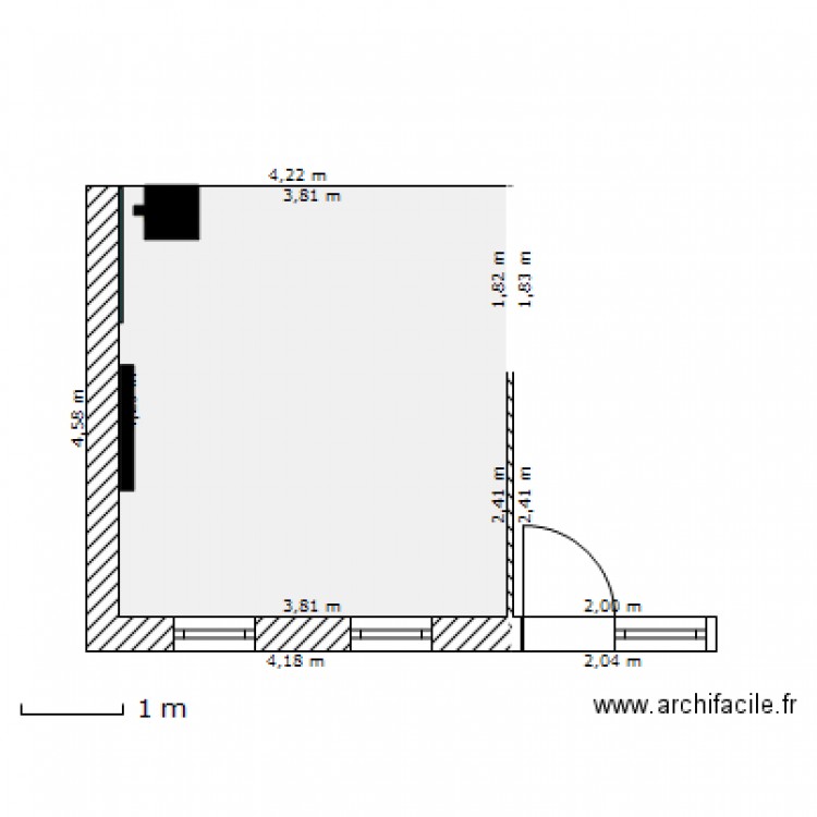 Salon Maison vierge. Plan de 0 pièce et 0 m2