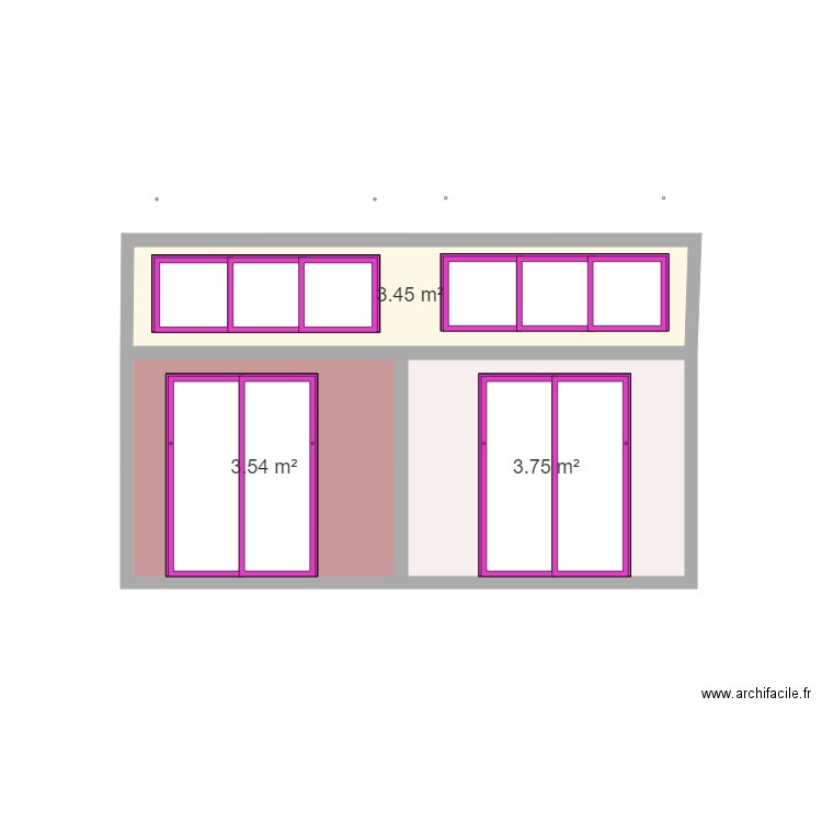 FACADE 91. Plan de 0 pièce et 0 m2