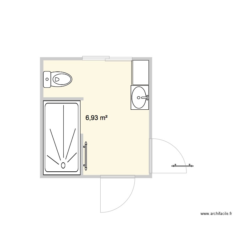 20210911 salle de bain. Plan de 0 pièce et 0 m2