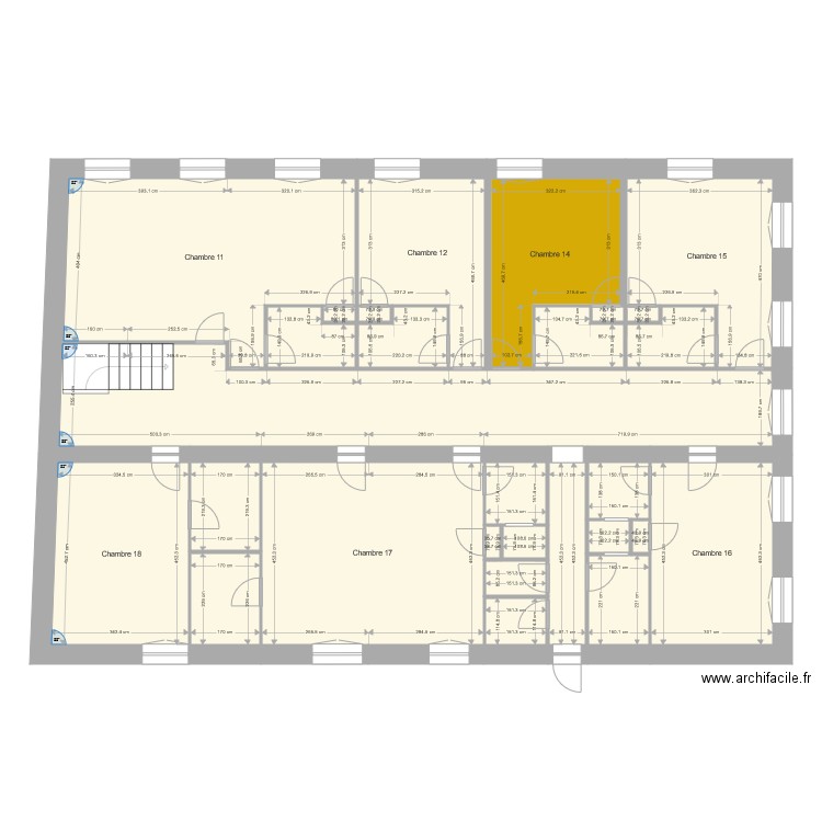 RodinEtageProjet3. Plan de 0 pièce et 0 m2